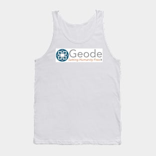 Geode Blockchain Log Setting Humanity Free Tank Top